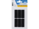 Herma Stickers Filzgleiter 15 x 45 mm, 6 Stück, Schwarz