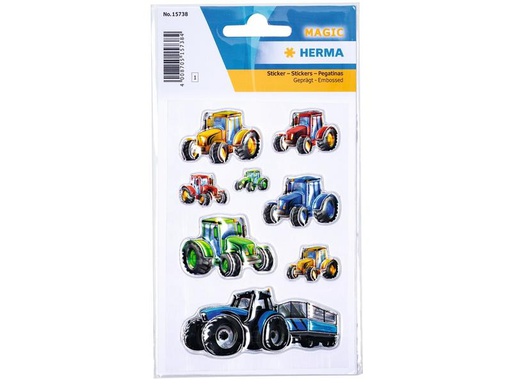 [90213290 1316965] Herma Stickers Motivsticker Magic Taktoren 8 Stück, glänzend