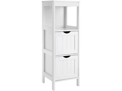 [90213510 1309909] VASAGLE Regal mit 2 Schubladen 30 x 89 cm, Weiss