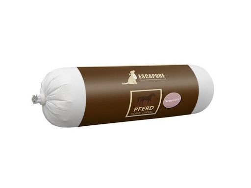 [90214055 1301126] Escapure Nassfutter Wurst Pferd, 400 g