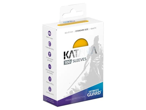 [90214083 1320010] Ultimate Guard Kartenhülle Katana Sleeves Standardgrösse Gelb 100