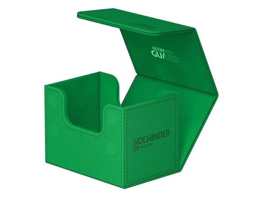 [90214137 1320032] Ultimate Guard Kartenbox XenoSkin Sidewinder Monocolor 80+ Grün