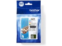 Brother Tinte LC421VAL BK, C, M, Y