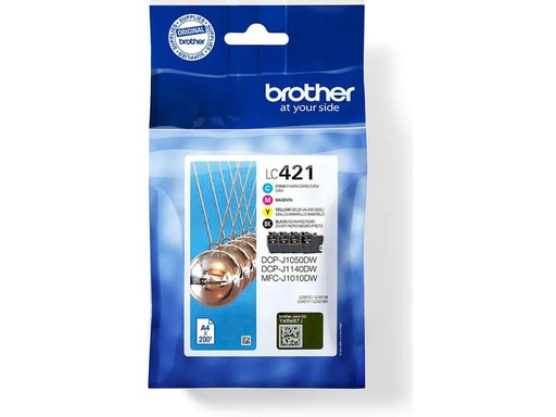 [90214283 1314558] Brother Tinte LC421VAL BK, C, M, Y
