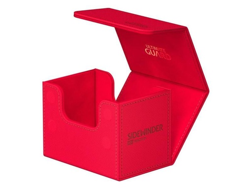 [90214333 1320029] Ultimate Guard Kartenbox XenoSkin Sidewinder Monocolor 80+ Rot