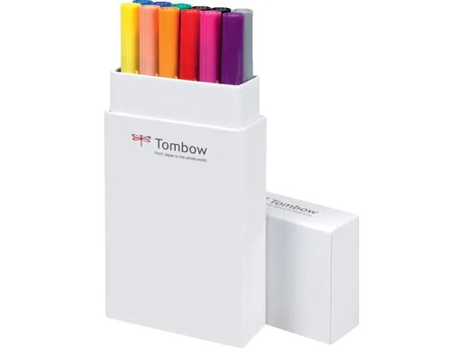 [90034004 577612] Tombow ABT 12 Stück, Grundtöne