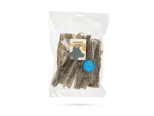 [90214346 1311948] Beeztees Kausnack Kabeljauhaut, 150 g