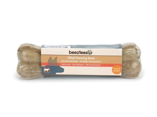 [90214372 1311961] Beeztees Kausnack Knochen Ochsenziemer 15 cm, 1 Stück