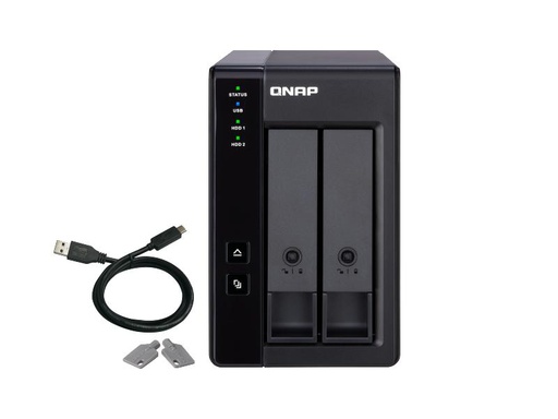 [90034050 926471] QNAP NAS-Erweiterungsgehäuse TR-002, 2-bay, USB 3.0