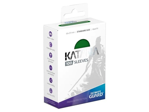 [90214687 1320005] Ultimate Guard Kartenhülle Katana Sleeves Standardgrösse Grün 100