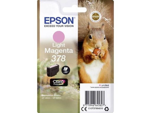 [90034142 757977] Epson Tinte 378 / C13T37864010 Light Magenta