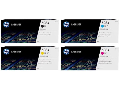 [90003406 524230] HP Rainbow Kit Nr. 508A (CF360A-CF363A) BL/C/M/Y