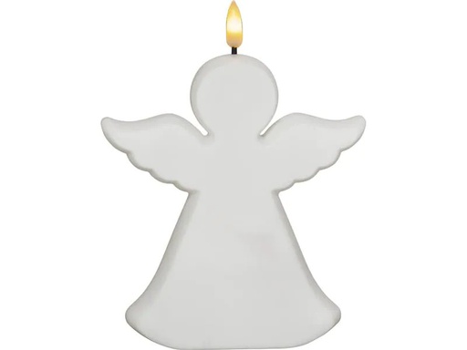 [90215361 1311378] Star Trading LED Grabkerze Flamme Angel, Weiss