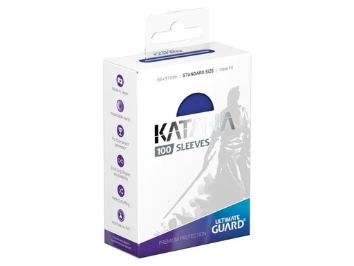 [90215528 1320011] Ultimate Guard Kartenhülle Katana Sleeves Standardgrösse Blau 100