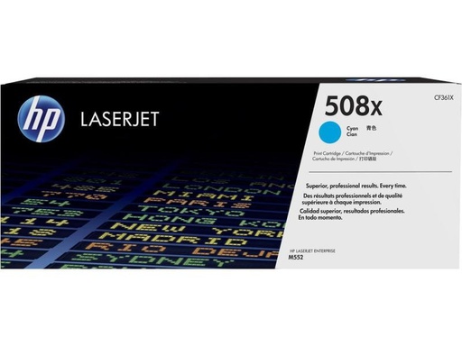 [90034352 349735] HP Toner Nr. 508X (CF361X) Cyan