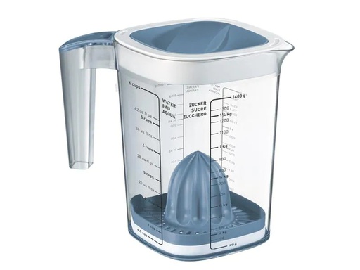 [90215557 1325847] Rotho Messbecher Loft 15 dl, Blau/Transparent
