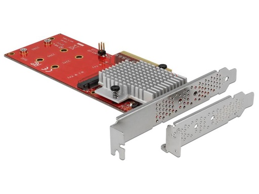 [90034363 905661] Delock Host Bus Adapter 2x NVME M.2 SSDs, PCI-Ex8, bootfähig