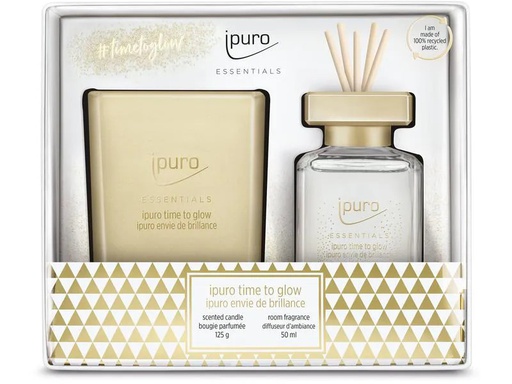 [90215739 1314736] ipuro Duftstäbchen und Duftkerze Time to glow