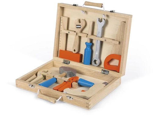 [90215781 1321205] Janod Handwerker Brico'Kids Werkzeugkoffer Holz