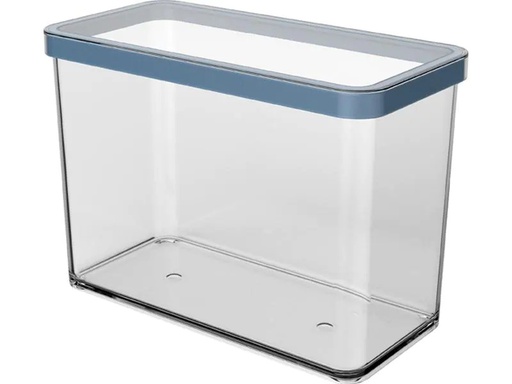 [90215805 1325829] Rotho Vorratsbehälter Premium Loft 2.1 l, Blau/Transparent