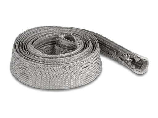 [90215847 1301620] Delock Kabelschlauch 2 m x 30 mm Grau