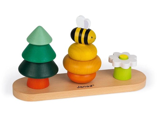 [90216097 1321349] Janod Stapelspielzeug Wald WWF-Partnerschaft