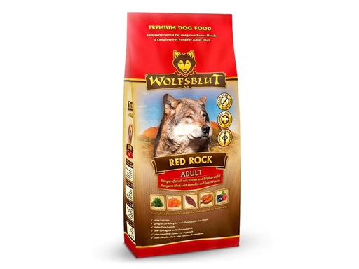 [90216295 1314641] Wolfsblut Trockenfutter Dog Red Rock Adult, 12.5 kg