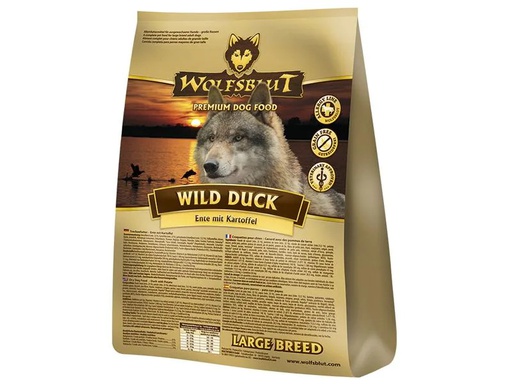 [90216298 1314645] Wolfsblut Trockenfutter Dog Wild Duck Large Breed, 12.5 kg