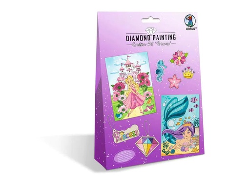 [90216309 1243339] URSUS Bastelset Diamond Painting Princess