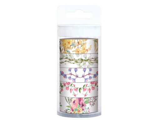 [90216312 1319218] URSUS Washi Tape Flora 5 Stück, Mehrfarbig