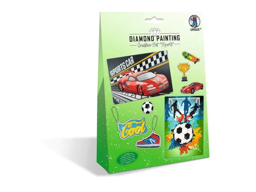 [90216396 1243340] URSUS Bastelset Diamond Painting Sports
