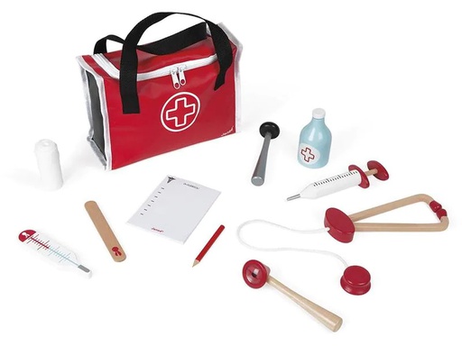 [90216397 1321194] Janod Arzt Doktortasche 10-teilig
