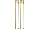 Paderno Cocktailrührer Ananas 4 Stück, Gold