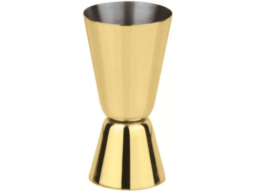 [90216590 1304489] Paderno Cocktail-Doppelmass 40/20 ml, Gold
