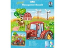 URSUS Moosgummi-Set Glitter Traktor, Mehrfarbig