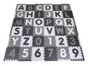 Knorrtoys Puzzlematte Alphabet + Zahlen grau-weiss