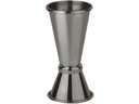 Paderno Cocktail-Doppelmass 40/20 ml, Grau/Schwarz