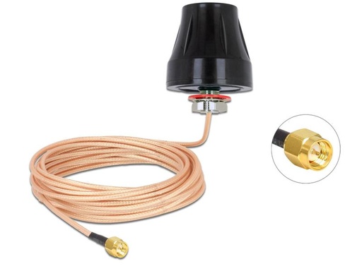 [90034609 786110] Delock LTE-Antenne SMA SMA 2 dBi Rundstrahl