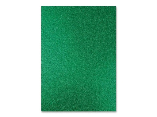 [90034676 1137781] URSUS Glitzerkarton A4, 300 g/m², 10 Blatt, Dunkelgrün