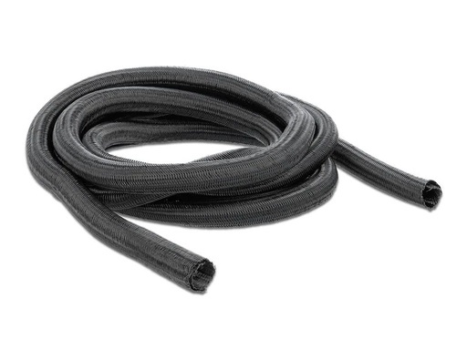 [90034691 1115921] Delock Kabelschlauch 10mx13mm selbstschliessend Schwarz