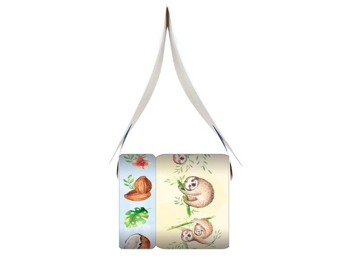 [90217015 1319224] URSUS Washi Tape Faultier 2 Stück, Mehrfarbig