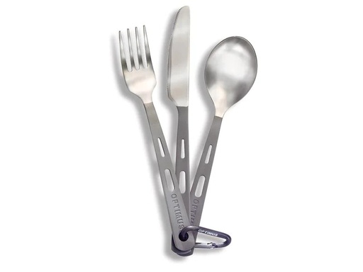 [90217052 1319601] Optimus Outdoor-Besteck-Set Titan