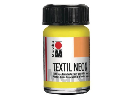 [90034740 998291] Marabu Textilfarbe Neon UV 15 ml Neongelb