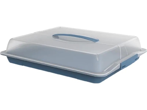 [90217377 1325831] Rotho Vorratsbehälter John 12 l, Blau/Transparent