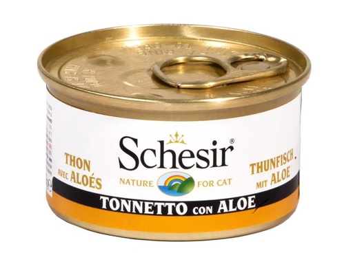 [90217456 1328417] Schesir Nassfutter Thunfisch &amp; Aloe in Gelée, 85 g