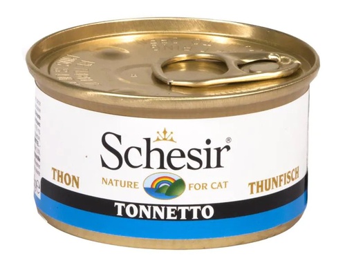 [90217457 1328412] Schesir Nassfutter Thunfisch in Gelée, 85 g