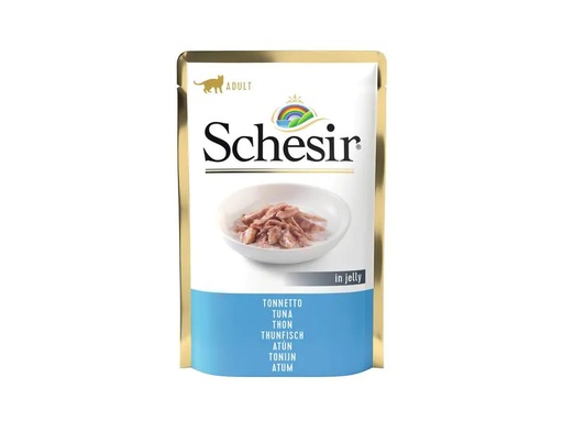 [90217462 1328404] Schesir Nassfutter Thunfisch in Gelée, 85 g