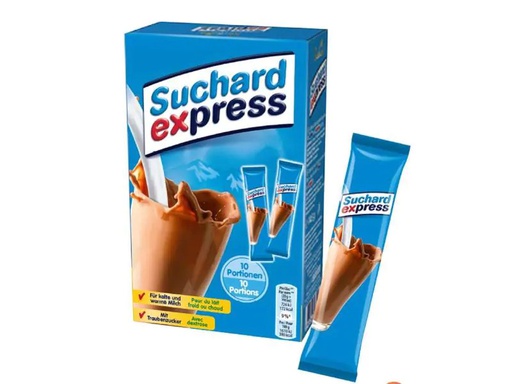 [90217480 1332193] Suchard Express Kakaopulver Portionen 10 Stück
