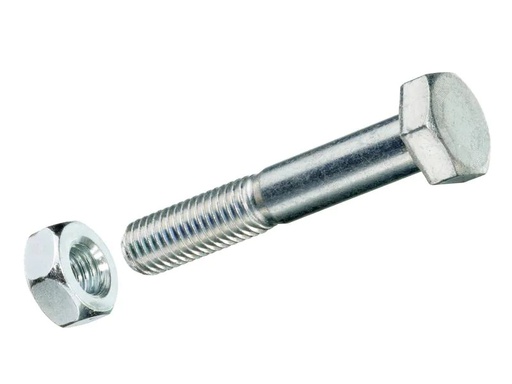 [90217799 1288412] Krafter Sechskantschrauben M 8 x 100 mm mit Muttern Edelstahl, 2 Stk