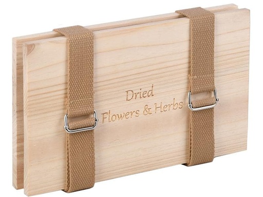 [90217800 1308655] Esschert Design Blumen-und Kräuterpresse mit Bändern